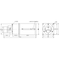 0,6 ml/rev αντλία μικρο -μαγνητικού κινητήρα